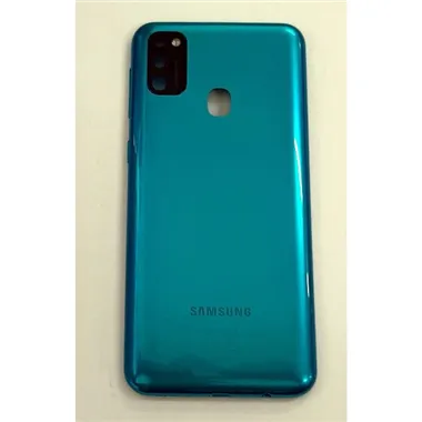 Tapa trasera o tapa bateria verde para Samsung galaxy M21 M215F GH82-22609C Service Pack