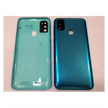 Tapa trasera o tapa bateria verde para Samsung galaxy M21 M215F mas lente camara