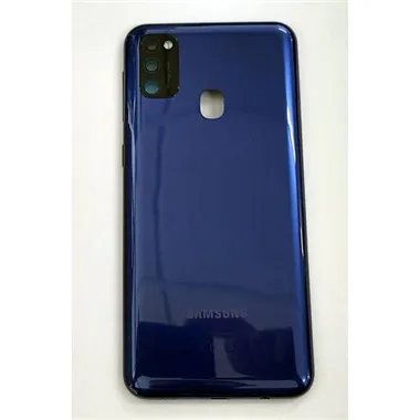Tapa trasera o tapa bateria azul para Samsung galaxy M21 M215F GH82-22609B Service Pack