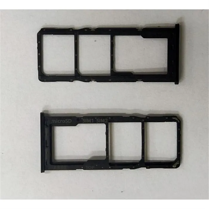 Soporte o bandeja dual sim negra para Samsung Galaxy M22 SM-M225F SM-M225 M225F M225 calidad premium