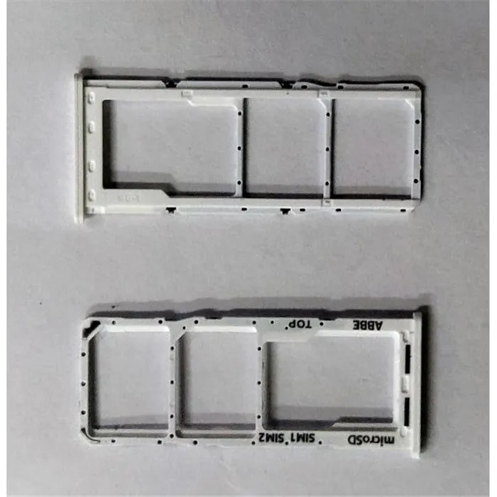 Soporte o bandeja dual sim blanco para Samsung Galaxy M22 SM-M225F SM-M225 M225F M225 calidad premium