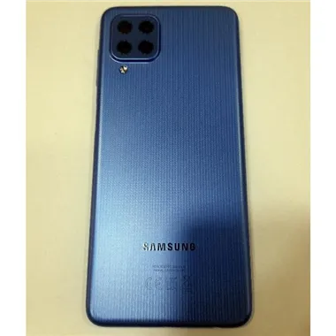 Tapa trasera o tapa bateria azul claro para Samsung Galaxy M22 SM-M225F GH82-26674C Service Pack Premium