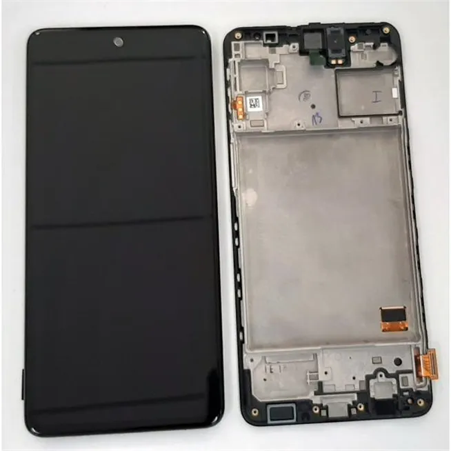 Pantalla lcd para Samsung Galaxy M31S SM-M317 GH82-23774A mas tactil negro mas marco negro Service Pack