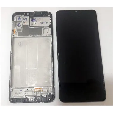 Pantalla lcd para Samsung Galaxy M32 SM-M325F GH82-26193A GH82-25981A tactil negro mas marco service pack