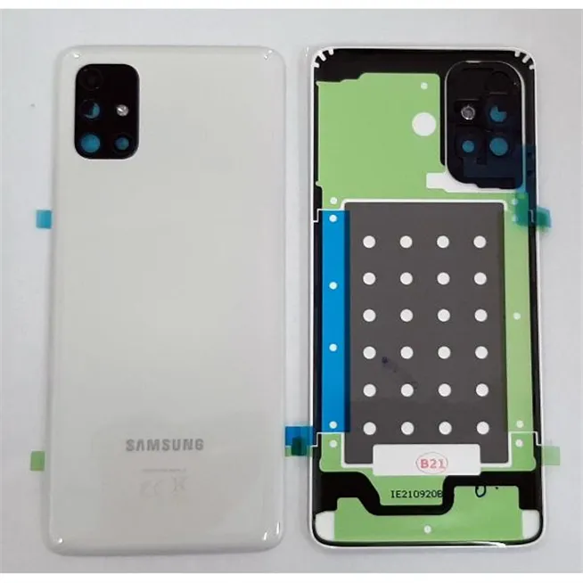 Tapa trasera o tapa bateria blanca Samsung Galaxy M51 M515 m515F SM-M515F GH82-23415B Service Pack