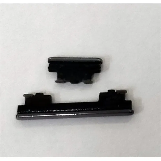 Set 2 botones negros para Samsung Galaxy M52 5G SM-M526 calidad premium