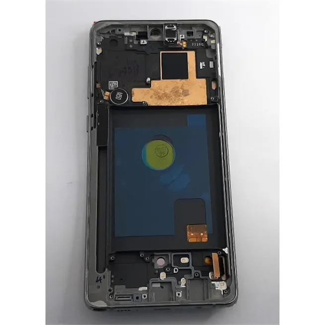 Pantalla soft oled para Samsung Galaxy N770 N770F NOTE 10 Lite mas tactil negro mas marco plata compatible