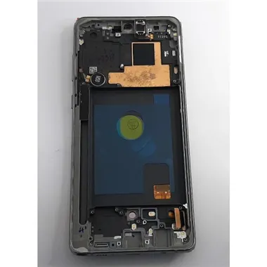 Pantalla soft oled para Samsung Galaxy N770 N770F NOTE 10 Lite mas tactil negro mas marco plata compatible