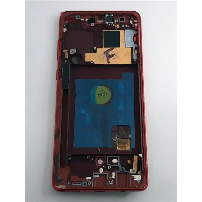 Pantalla soft oled para Samsung Galaxy N770 N770F NOTE 10 Lite mas tactil negro mas marco rojo compatible