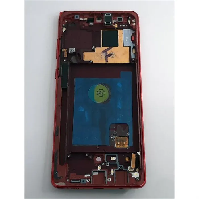 Pantalla soft oled para Samsung Galaxy N770 N770F NOTE 10 Lite mas tactil negro mas marco rojo compatible