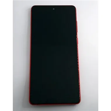 Pantalla soft oled para Samsung Galaxy N770 N770F NOTE 10 Lite mas tactil negro mas marco rojo compatible