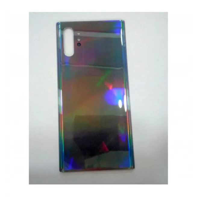 Tapa trasera o tapa bateria plateada para Samsung Galaxy Note 10 Plus N975