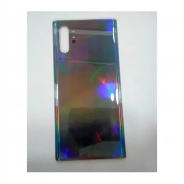 Tapa trasera o tapa bateria plateada para Samsung Galaxy Note 10 Plus N975