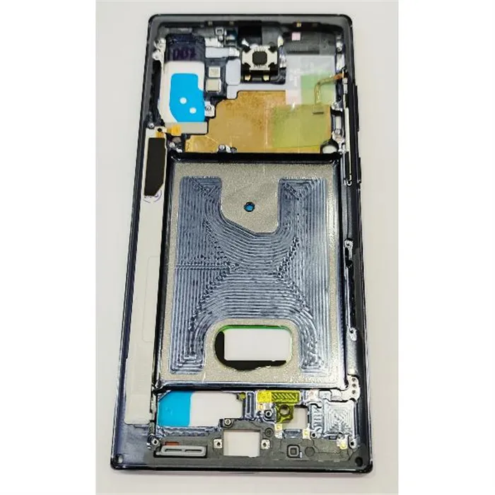 Carcasa o marco central azul oscuro para Samsung Galaxy Note 10 Plus GH96-12860A Service Pack