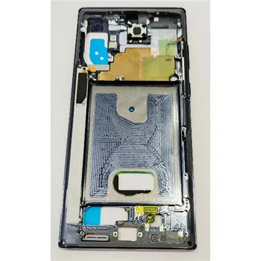 Carcasa o marco central azul oscuro para Samsung Galaxy Note 10 Plus GH96-12860A Service Pack