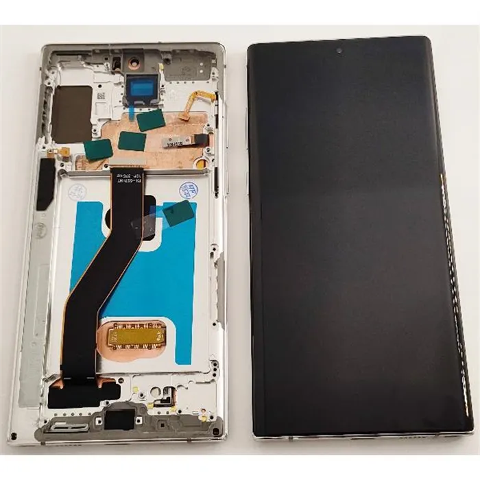 Pantalla oled para Samsung Galaxy Note 10 Plus N975 mas tactil negro mas marco plata compatible