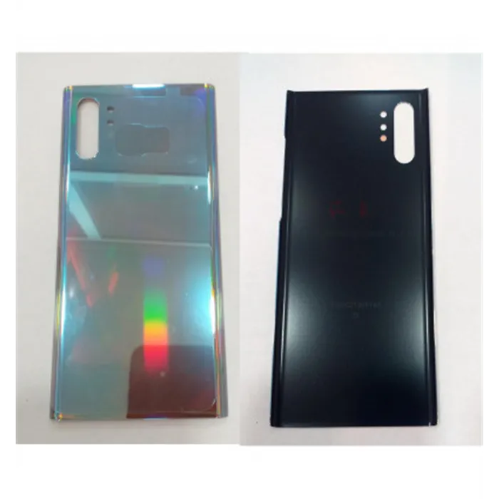 Tapa trasera o tapa bateria silver  Prisma de Samsung Galaxy Note 10+ Note 10 plus Note10+ note 10plus note10plus S