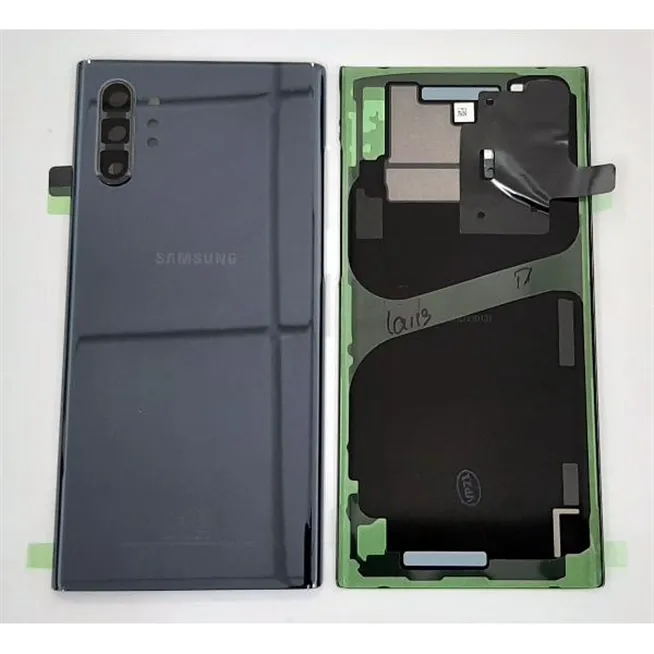 Tapa trasera o tapa bateria negra para Samsung Galaxy Note 10 Plus N975 N975FD SM-N975W N975W GH82-20588A Service P