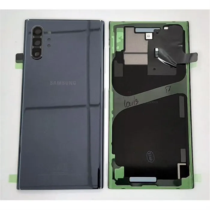 Tapa trasera o tapa bateria negra para Samsung Galaxy Note 10 Plus N975 N975FD SM-N975W N975W GH82-20588A Service P