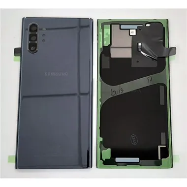 Tapa trasera o tapa bateria negra para Samsung Galaxy Note 10 Plus N975 N975FD SM-N975W N975W GH82-20588A Service P