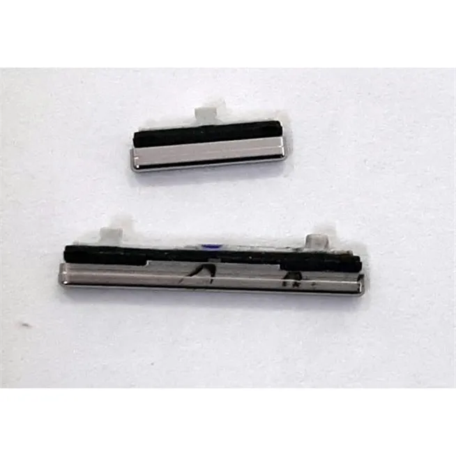 Set 2 botones plata para Samsung Galaxy Note 10+ Note 10 plus Note10+ note 10plus note10plus SM-N975F SM-N975 N975F