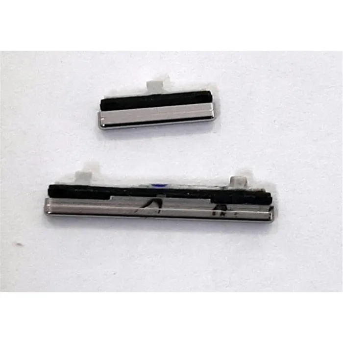 Set 2 botones plata para Samsung Galaxy Note 10+ Note 10 plus Note10+ note 10plus note10plus SM-N975F SM-N975 N975F