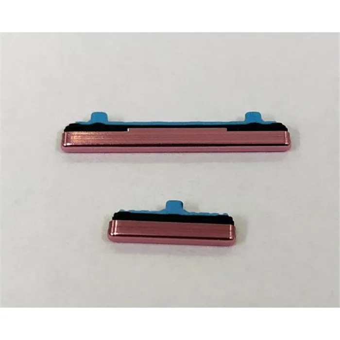 Set 2 botones rosas para Samsung Galaxy Note 10 Note 10 5G SM-N970F SM-N970 N970F N970 calidad premium
