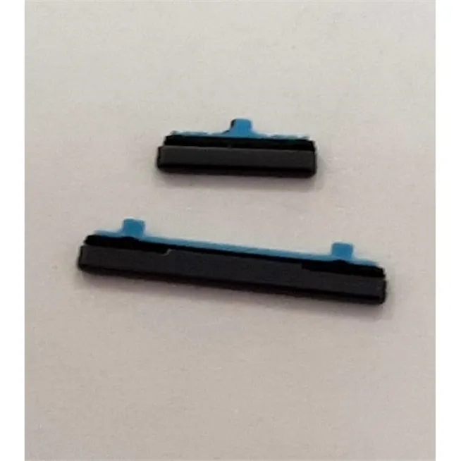 Set 2 botones negros para Samsung Galaxy Note 10 SM-N970F SM-N970 N970F N970 calidad premium