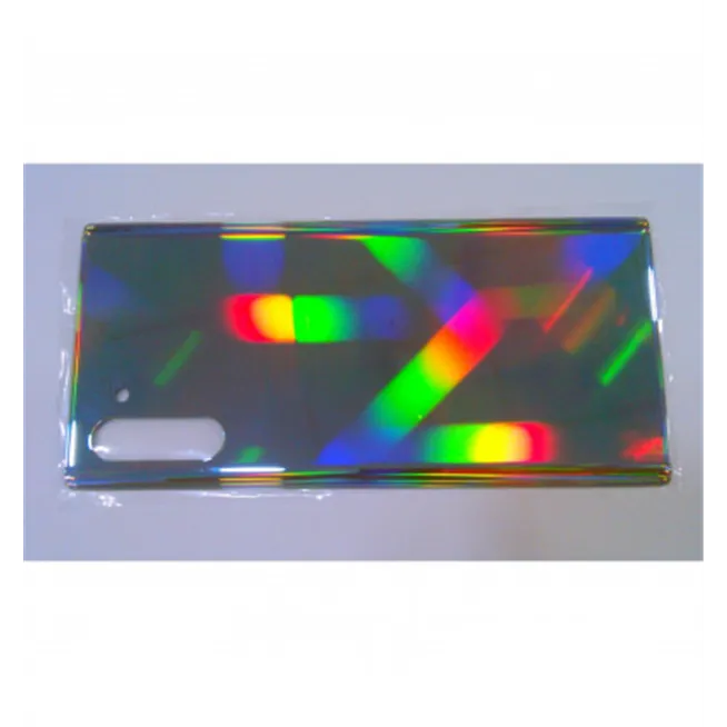 Tapa trasera o tapa bateria plateada para Samsung Galaxy Note 10