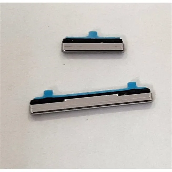 Set 2 botones platas para Samsung Galaxy Note 10 SM-N970F SM-N970 N970F N970 calidad premium