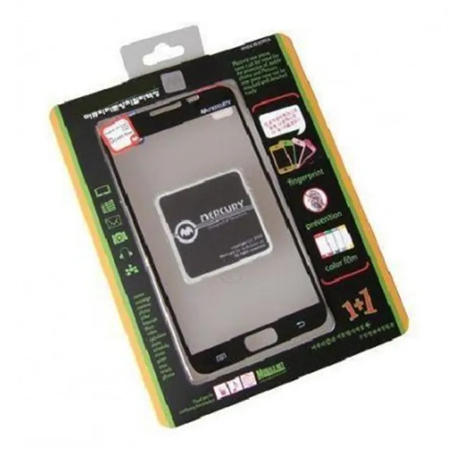 Protector adhesivo Note 2 negro designed by Mercury