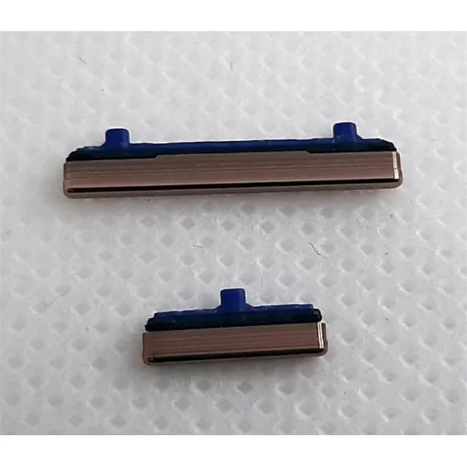 Set 2 botones dorados para Samsung Galaxy Note 20 SM-N980F Note 20 5G calidad premium