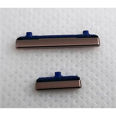Set 2 botones dorados para Samsung Galaxy Note 20 SM-N980F Note 20 5G calidad premium