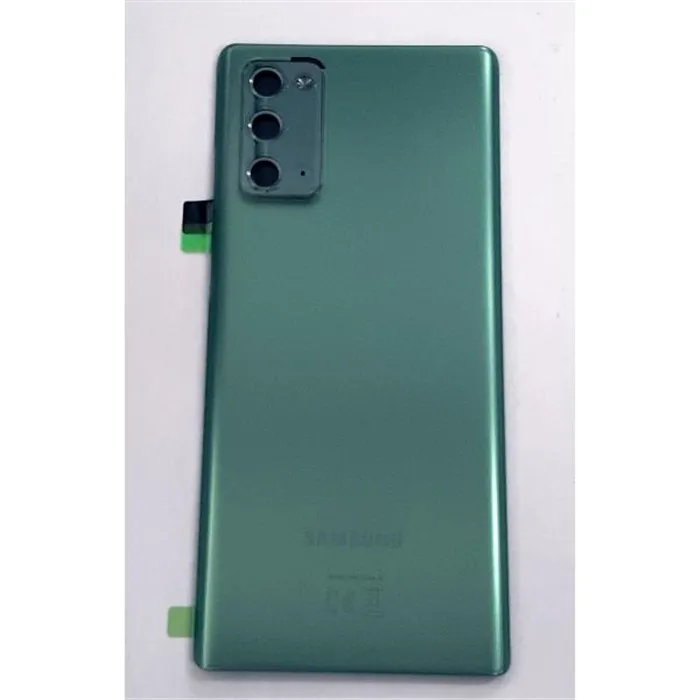 Tapa trasera o tapa bateria verde para Samsung Galaxy Note 20 SM-N980 GH82-23299C Service Pack