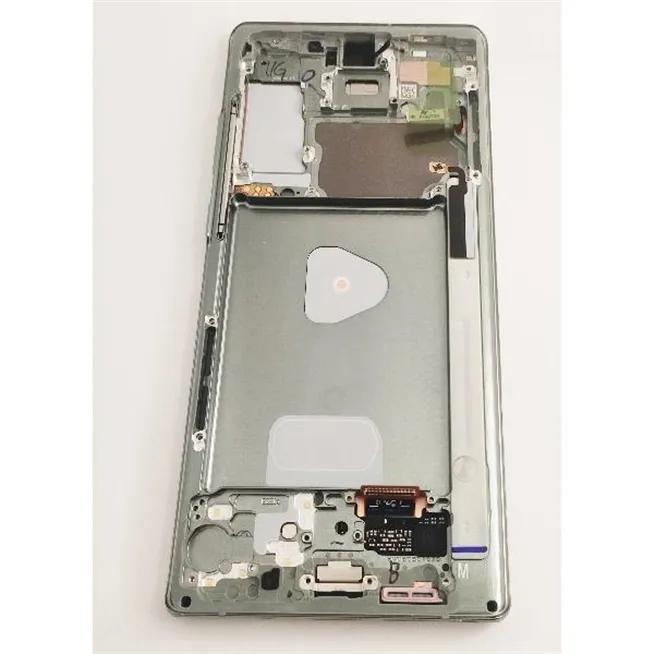 Pantalla LCD mas tactil negro para Samsung galaxy Note 20 4g 5g sm-981f  GH82-23495C mas marco verde service pack