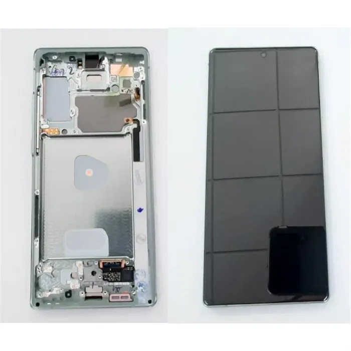 Pantalla lcd GH82-23495C para Samsung Galaxy Note 20 Note 20 5G mas tactil negro mas marco mystic green premium Ser