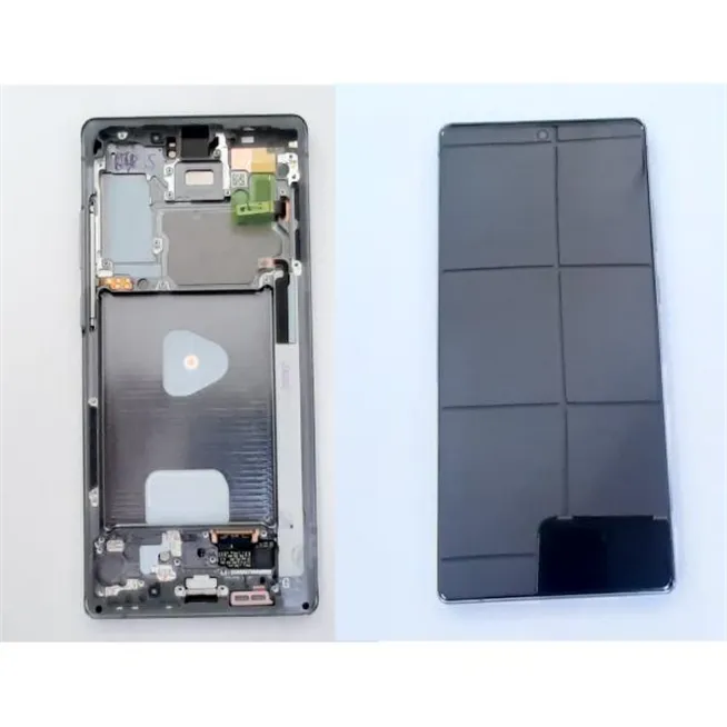 Pantalla lcd GH82-23495A Samsung Galaxy Note 20 Note 20 5G mas tactil negro mas marco mystic grey Service Pack