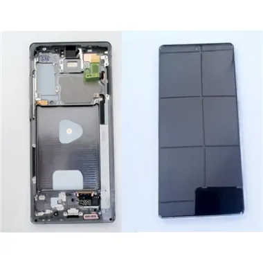 Pantalla lcd GH82-23495A Samsung Galaxy Note 20 Note 20 5G mas tactil negro mas marco mystic grey Service Pack