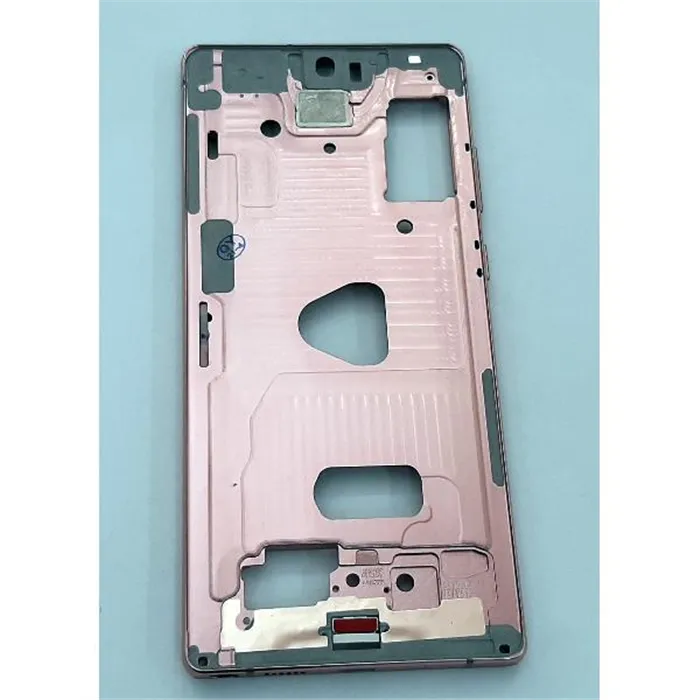 Carcasa central o marco rosa para Samsung Galaxy Note 20 SM-N980F Note 20 5G calidad premium