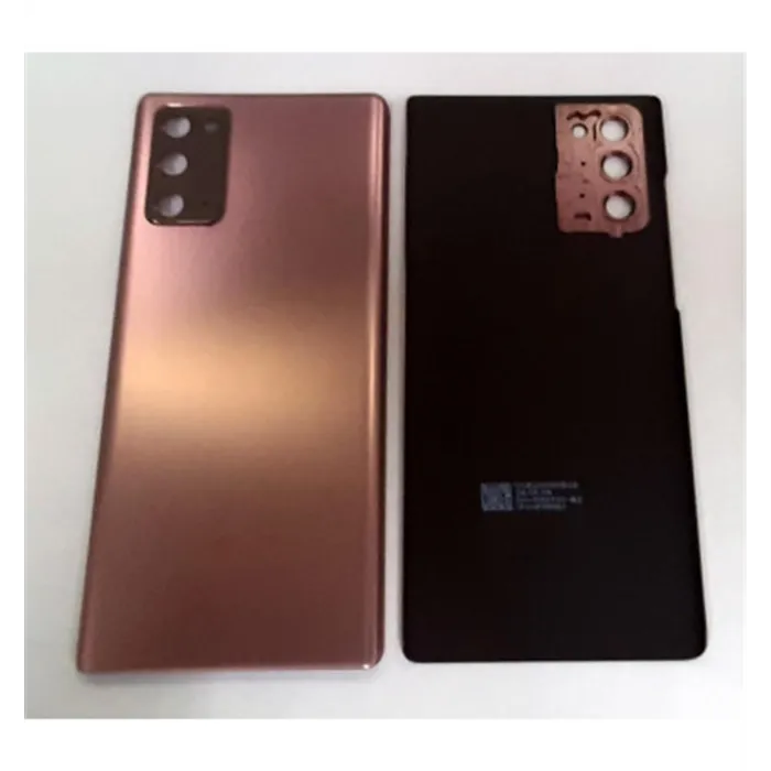Tapa trasera o tapa bateria dorada para Samsung Galaxy Note 20 SM-N980F mas cubierta camara