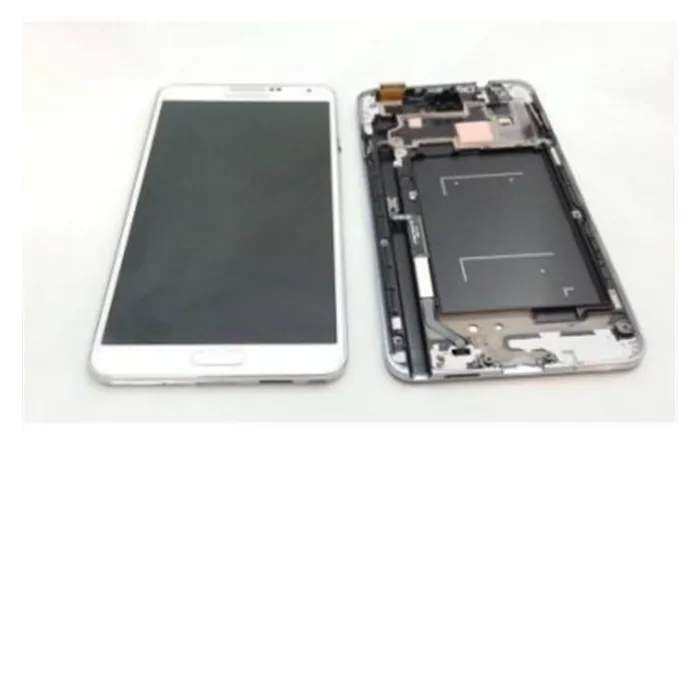 Samsung Galaxy Note 3 N9005 LCD + Táctil blanco + Marco premium remanufacturado