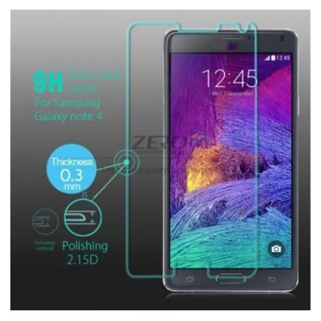 Samsung Galaxy Note 4 SM-N910F protector cristal templado