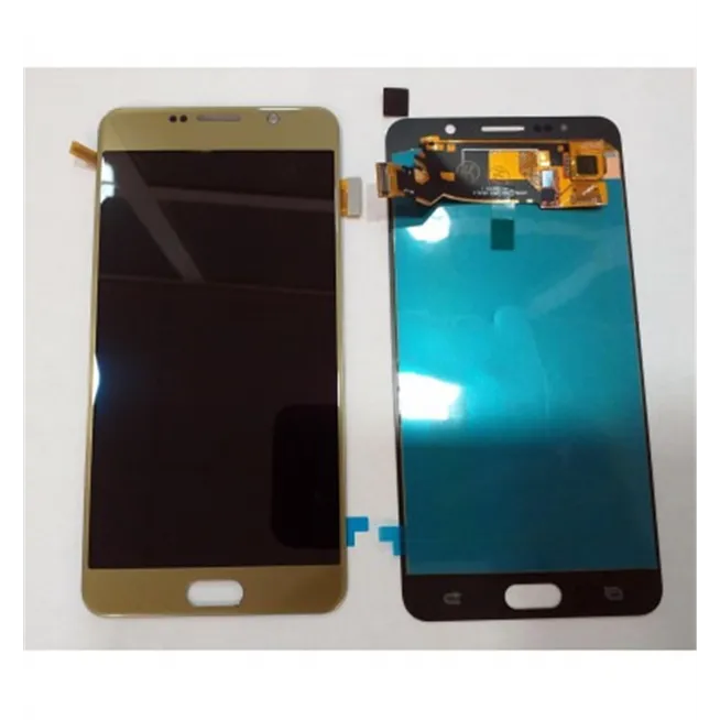 Samsung Galaxy Note 5 N9200 N920 pantalla lcd calidad oled + táctil dorado compatible