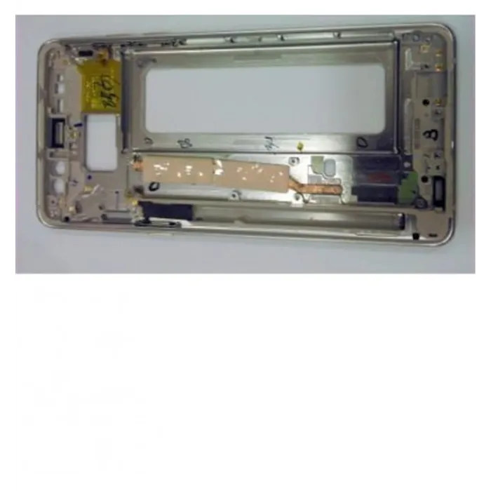 Samsung Galaxy Note 7 SM-N930F marco central dorado + flex v