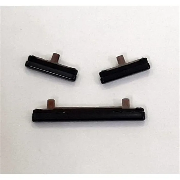 Set 3 botones negros para Samsung Galaxy Note 8 SM-N950F calidad premium