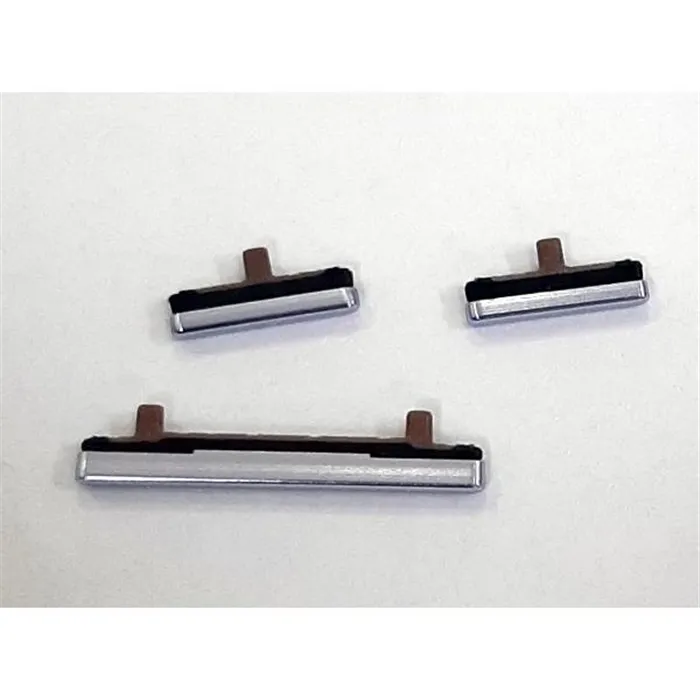 Set 3 botones gris para Samsung Galaxy Note 8 SM-N950F calidad premium