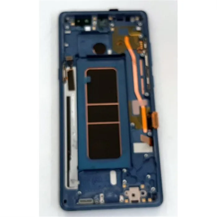 Pantalla oled para Samsung Galaxy Note 8 SM-N950F mas tactil negro mas marco azul compatible