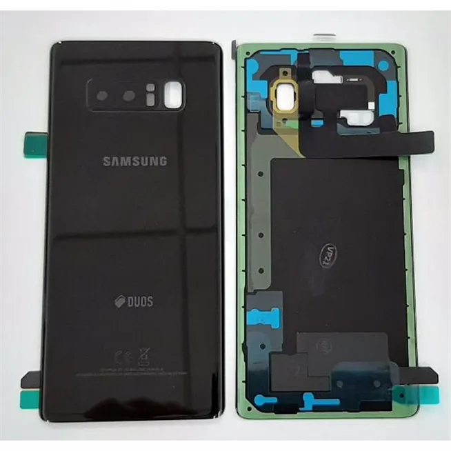 Tapa trasera o tapa bateria negra para Samsung Galaxy Note 8 SM-N950F GH82-14985A Service Pack