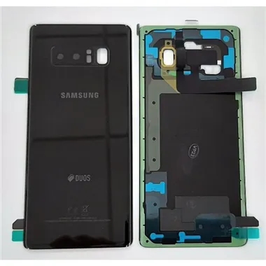 Tapa trasera o tapa bateria negra para Samsung Galaxy Note 8 SM-N950F GH82-14985A Service Pack