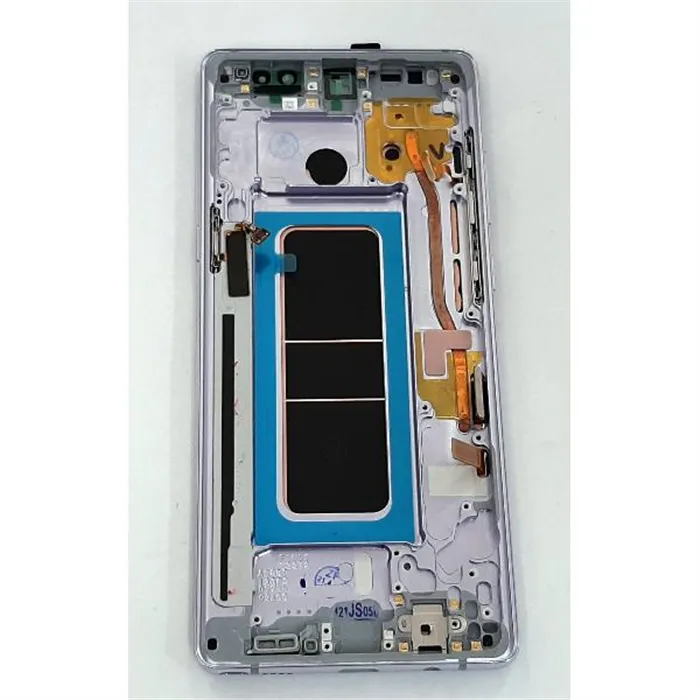 Pantalla oled para Samsung Galaxy Note 8 SM-N950F mas tactil negro mas marco lila compatible